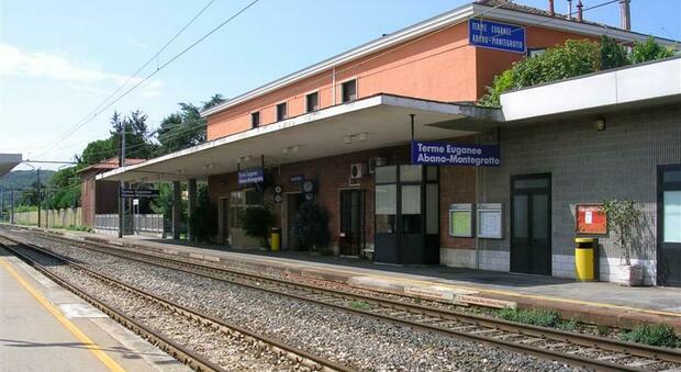 La stazione di Montegrotto, Terme Euganee