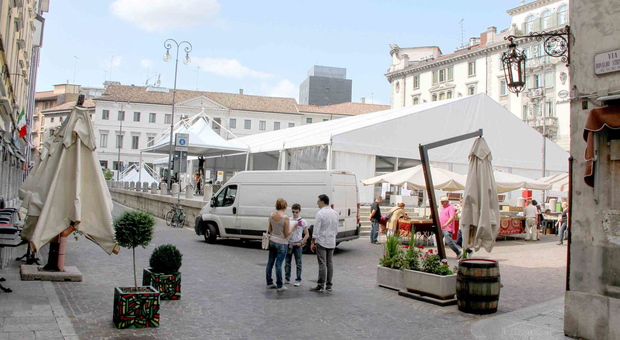 Piazza XX Settembre a Udine
