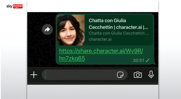Giulia Cecchettin, Sky Tg24 scopre su Character.ai un suo falso profilo. Ci sono anche quelli di Yara Gambirasio e Massimo Bossetti