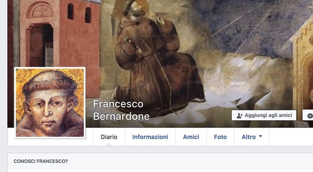 San Francesco ti chiede l'amicizia su Facebook. E c'è anche il profilo Instagram