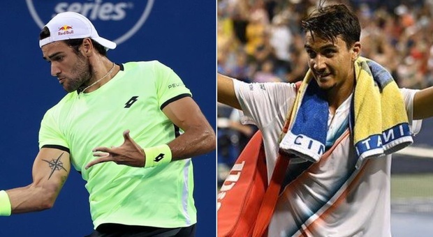Tennis, a Cincinnati Berrettini e Sonego fuori agli ottavi: i due italiani eliminati da Aliassime e Tsitsipas