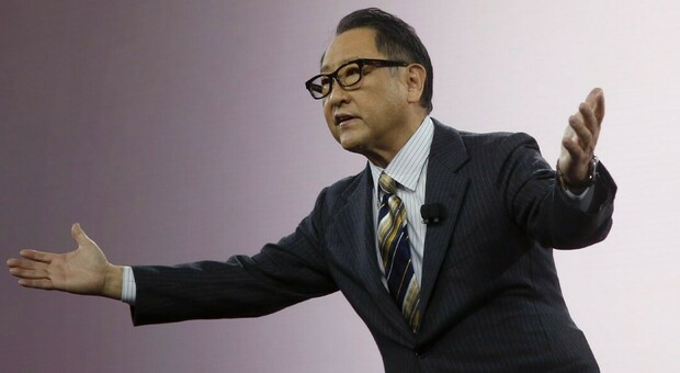 Akio Toyoda, numero uno della Toyota e presidente dell'Associazione dei costruttori giapponesi