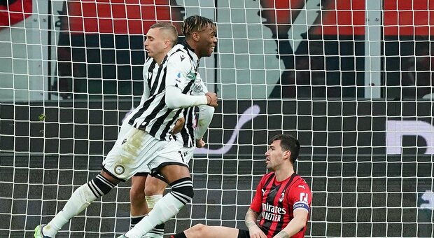 Milan-Udinese 1-1, i rossoneri steccano ancora: a Leao risponde Udogie