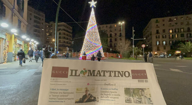 L'albero di Natale di piazza degli Artisti è ancora illuminato