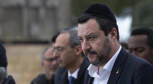 Salvini in Israele critica la Ue: «Sempre a favore dei palestinesi»