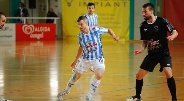 La partita tra Futsal Pescara e Petrarca (foto pagina Facebook Futsal Pescara)