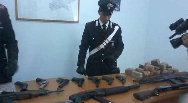 Il sequestro di armi avvenuto nel 2015 a Marano