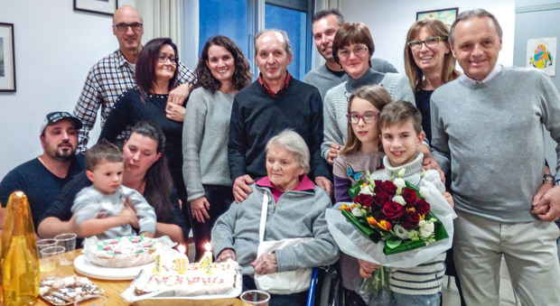 Valbrenta, Maria Mocellin 104 anni