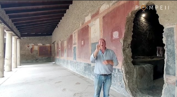 Scavi di Stabiae, visita virtuale per i non udenti di villa San Marco