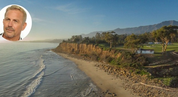 immagine Kevin Costner vende la villa di Montecito in riva al Pacifico per 60 milioni di dollari