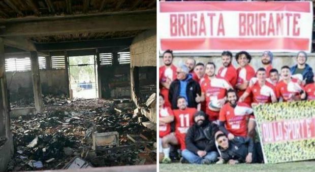 Catania, incendiata la sede dei rugbysti Briganti di Librino, paladini della legalità: «Non ci arrendiamo» Gara per aiutarli