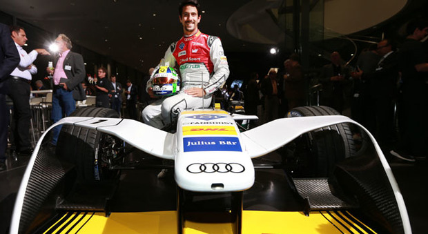 Lucas di Grassi sulla nuova Audi e-tron FE04 di Formula E