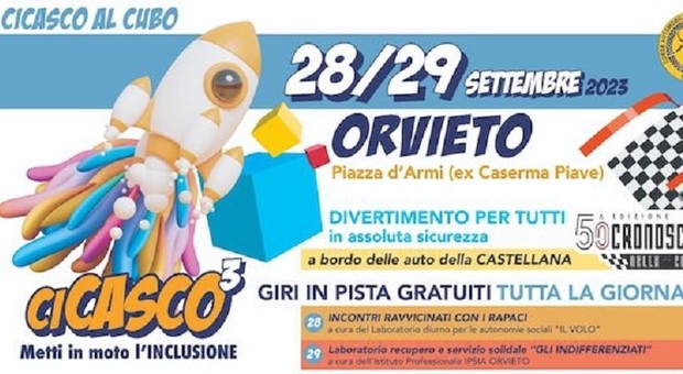 Orvieto diventa città dell'inclusione: al via la due giorni di ciCasco