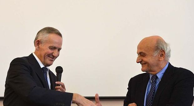 Vilberto Stocchi saluta Stefano Pivato