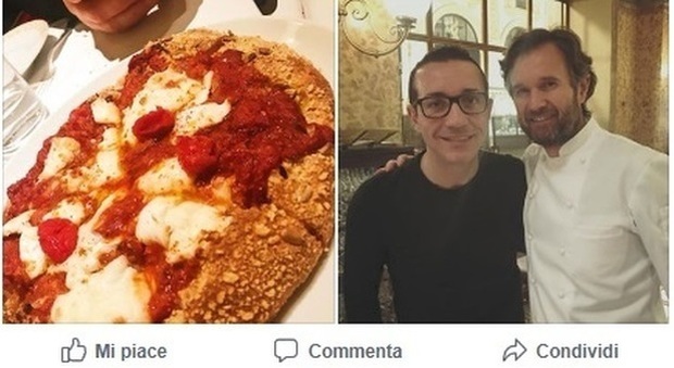 Carlo Cracco e la sua pizza Margherita. Critiche dal web, Gino Sorbillo dalla sua parte: "A me è piaciuta, è pizza e basta"