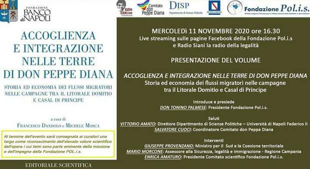 «Accoglienza e integrazione nelle Terre di don Peppe Diana», si presenta il libro di Dandolo e Mosca
