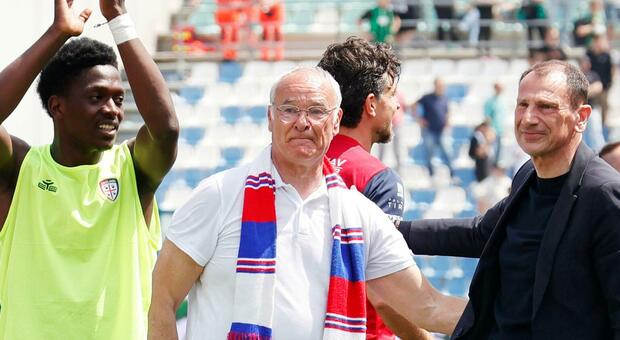 Ranieri in lacrime per la salvezza del Cagliari: il tecnico settantaduenne ricorda anche Gigi Riva