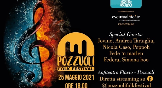 Pozzuoli Folk Festival, evento in streaming dall'Anfiteatro Flavio