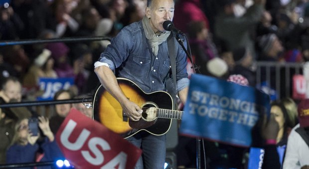 Elezioni Usa, Springsteen, Bon Jovi Madonna e Lady Gaga sul palco per Hillary Clinton