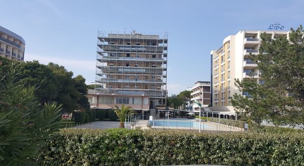 L'hotel Palace di via del Leone