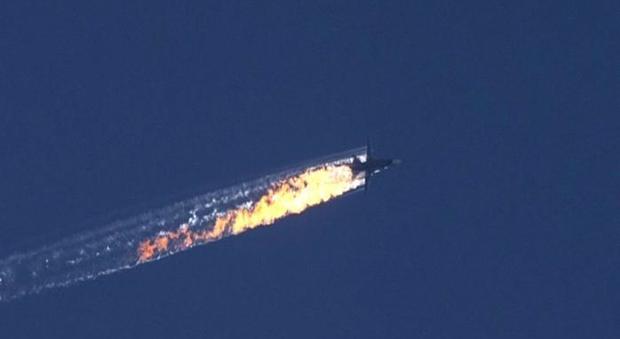 Il jet russo abbattuto lo scorso anno dalla Turchia