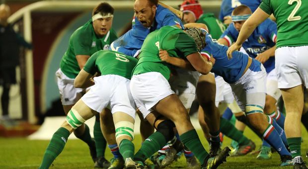 Rugby, Under 20, azzurrini in affanno e l'Irlanda passa 34-14 a Rieti davanti a 4mila spettatori