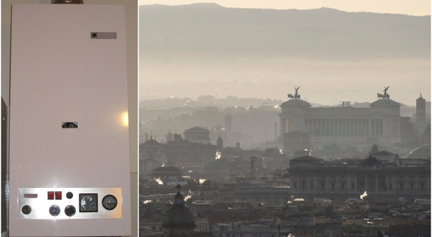Smog a Roma, arriva una stretta su caldaie a combustione e condizionatori d'aria