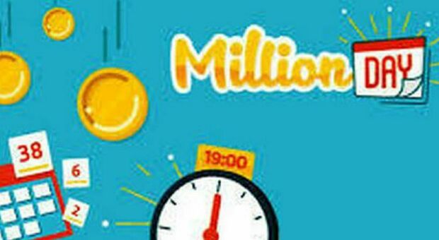 Cinque numeri per un milione: Estrazione Million Day e Million Day extra: i numeri vincenti di oggi, venerdì 1 luglio