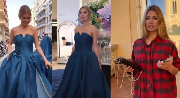 Victoria Bonya, l'influencer russa (che faceva a pezzi le borse Chanel) sfila sul red carpet di Cannes e «supporta» uno stilista francese