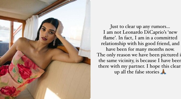 Neelam Gill e Leonardo Di Caprio, la modella smentisce il flirt su Instagram: «Non sono la sua nuova fiamma»