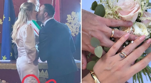 Manila Nazzaro e Stefano Oradei si sono sposati: «La vita ti regala una favola». Le foto della cerimonia civile e l'abito da sposa