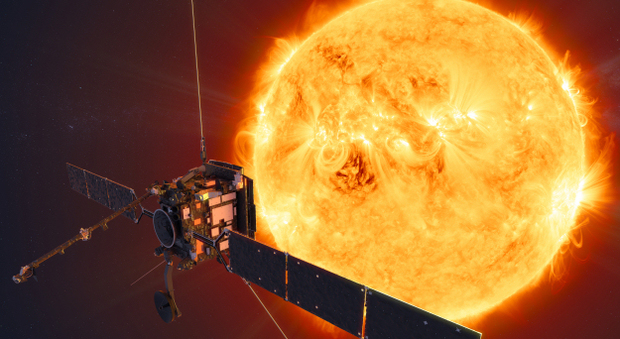 Un'immagine artistica del Solar Orbiter