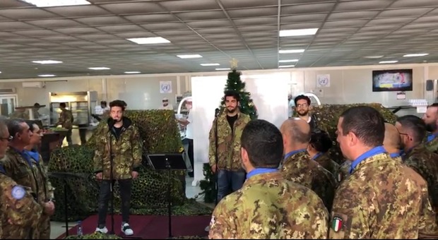Concerto natalizio dei tre tenori de Il Volo per i militari italiani in missione in Libano