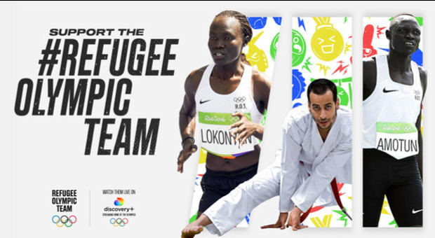 Discovery+ ed Eurosport lanciano una campagna a sostegno del Team rifugiati alle Olimpiadi