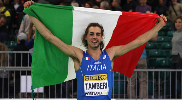 Gianmarco Tamberi, campione del mondo indoor di salto in alto