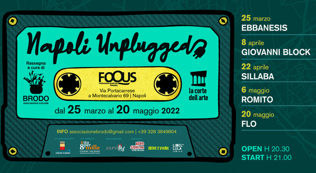 Foqus ospita la rassegna musicale di «Napoli Unplugged»