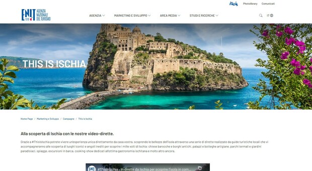 Turismo: Ministero, Enit e Lucus lanciano le guide digitali per Ischia