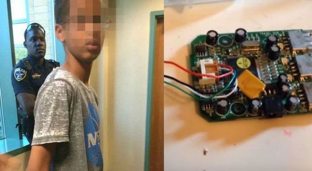 Costruisce orologio in casa e lo porta a scuola: ragazzino 14enne arrestato. Ecco perché