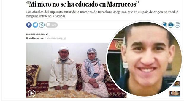 I nonni di Younes Abouyaaqoub: "Nostro nipote si è radicalizzato in Spagna" (El Pais)