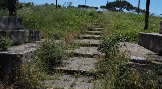 Verde nel degrado a Ponticelli: panchine «nascoste» dalle erbacce