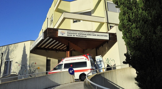 L'ingresso dell'ospedale di Muraglia dove si trova il Servizio psichiatrico di diagnosi e cura