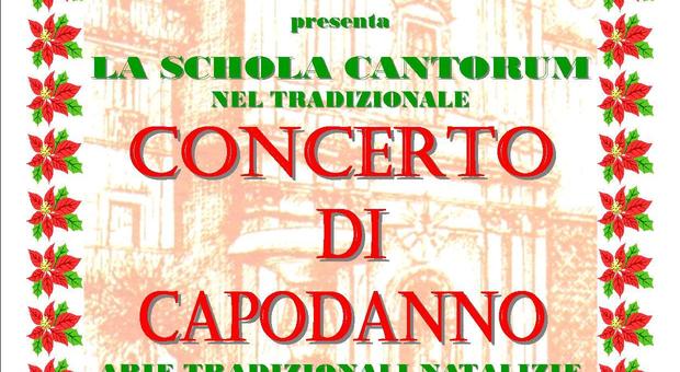 Rieti, oggi concerto di Capodanno Schola Cantorum di Antrodoco