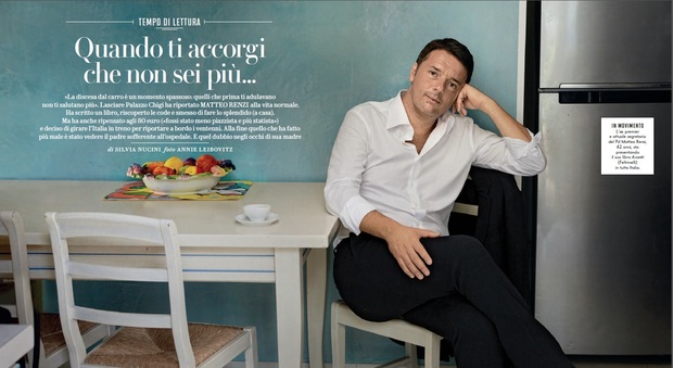 Matteo Renzi a Vanity Fair: «Mio padre è stato male e ho pensato fosse colpa mia»