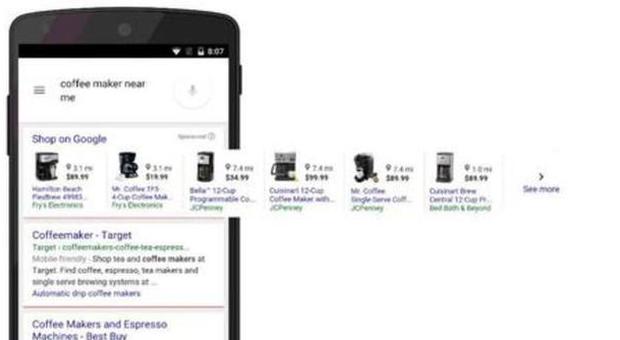 Google svela il pulsante "acquisti", vicino alla svolta dell'e-commerce