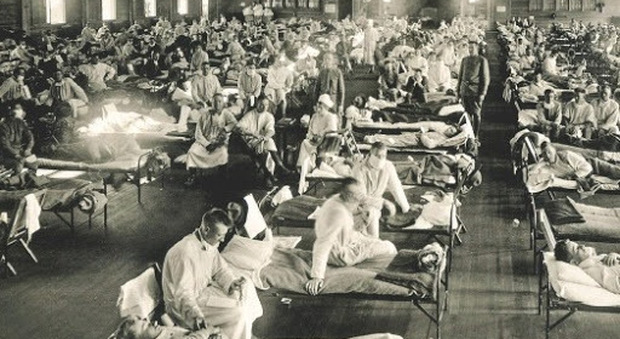 I contagiati dall'influenza spagnola di inizio 1900 negli Stati Uniti