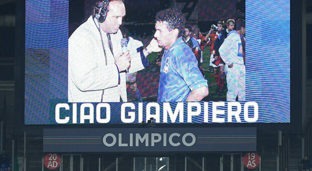 Italia-Svizzera, «Ciao Giampiero»: l'omaggio dell'Olimpico a Galeazzi