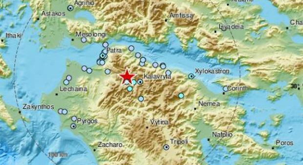 Terremoto in Grecia, forte scossa nel nord del Peloponneso