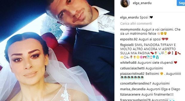 Uomini e Donne, il matrimonio di Elga Enardu: dopo otto anni sposa Diego Daddi