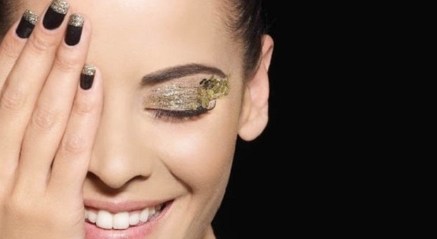 Make up, tempo di glitter e moda ultra glam