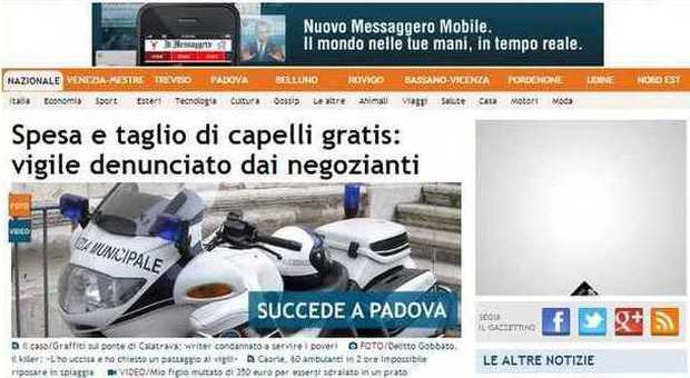 La nuova home page del Gazzettino.it